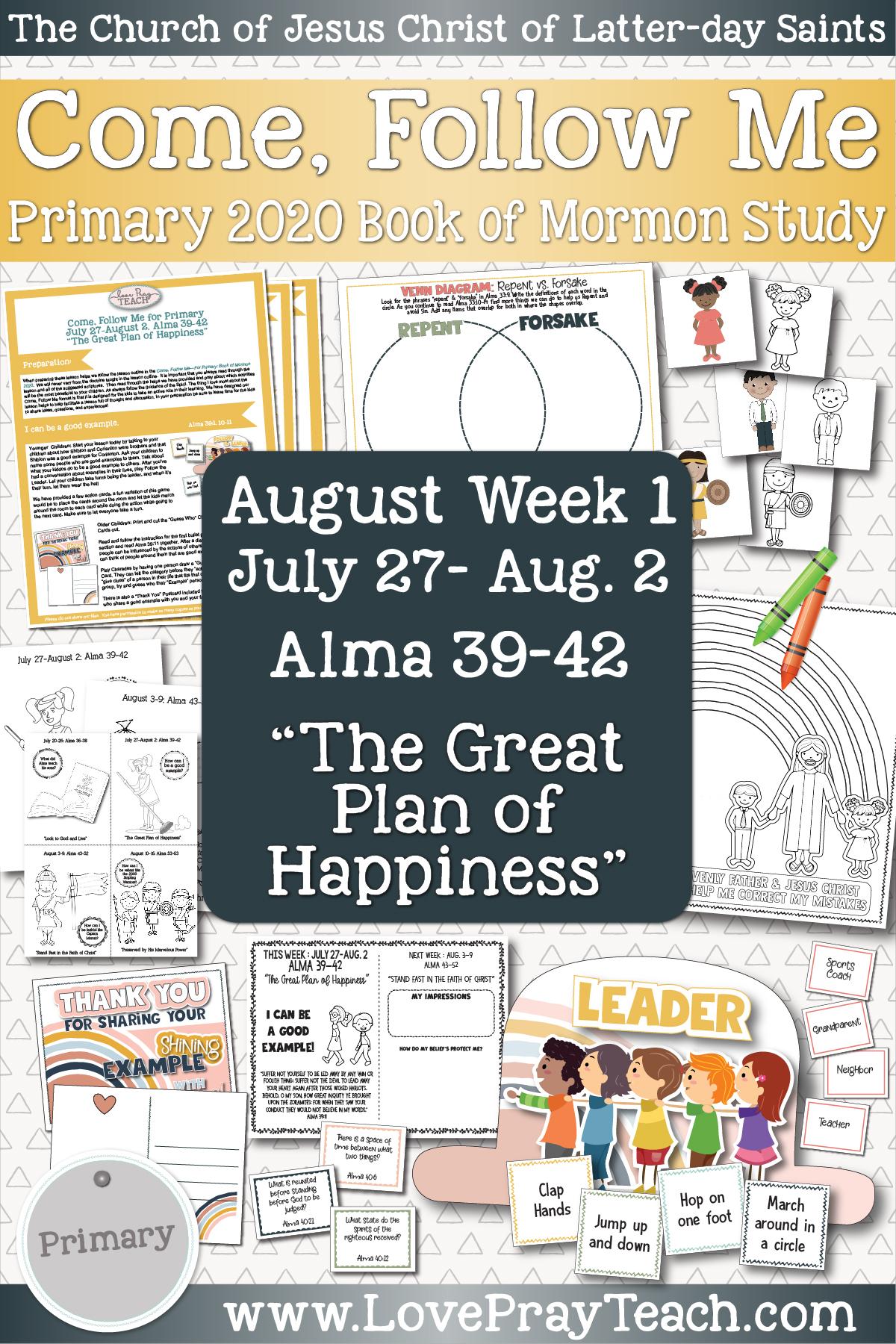 Week of July 27 - August 2